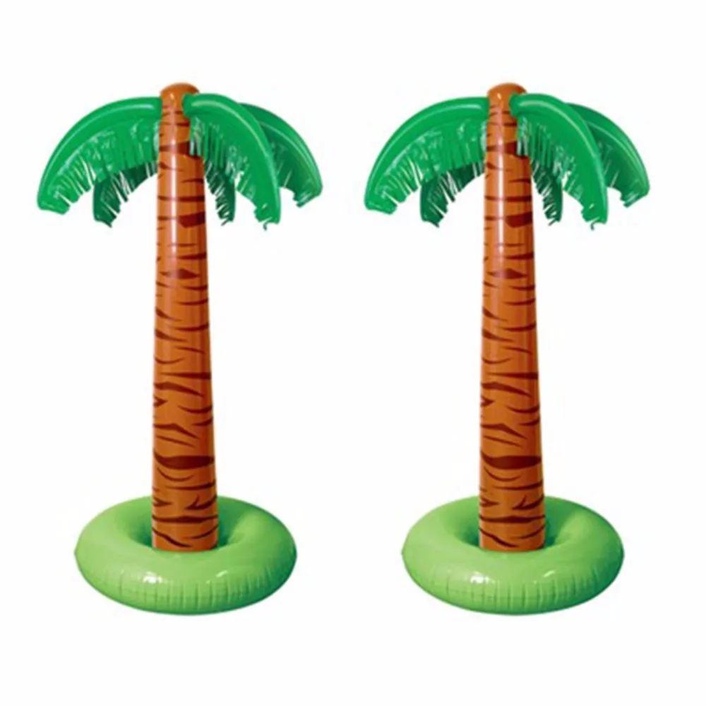 90 см Надуваема Тропическа Палма Басейн Плажно Парти Декор, Играчки Външни Аксесоари Изображение 2