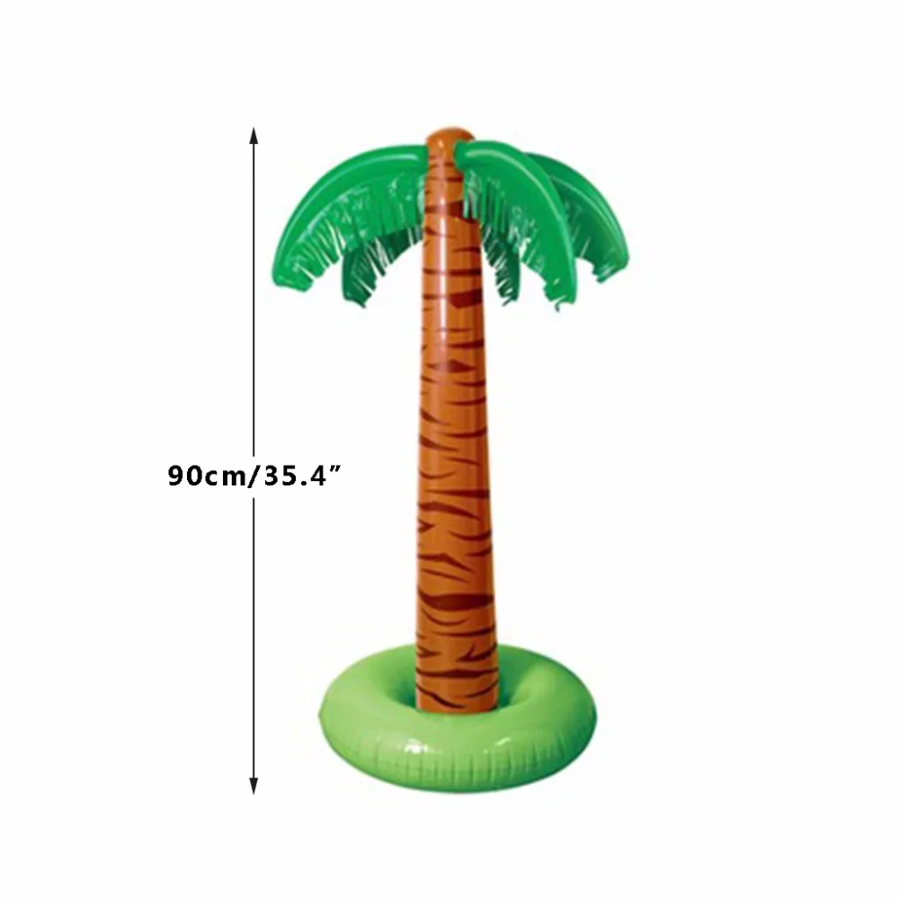 90 см Надуваема Тропическа Палма Басейн Плажно Парти Декор, Играчки Външни Аксесоари Изображение 3