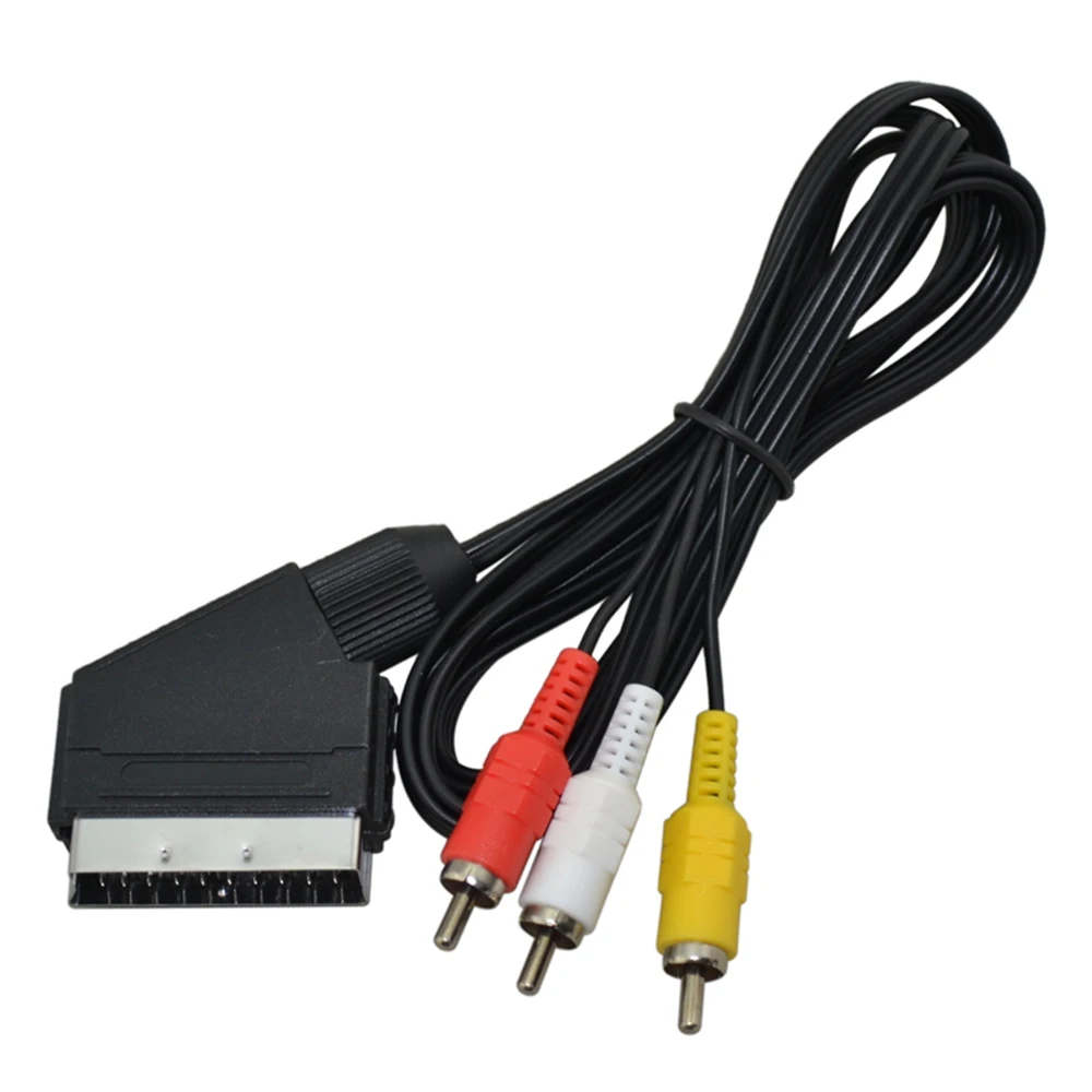 AV кабел Scart - 3RCA за NES Изображение 2