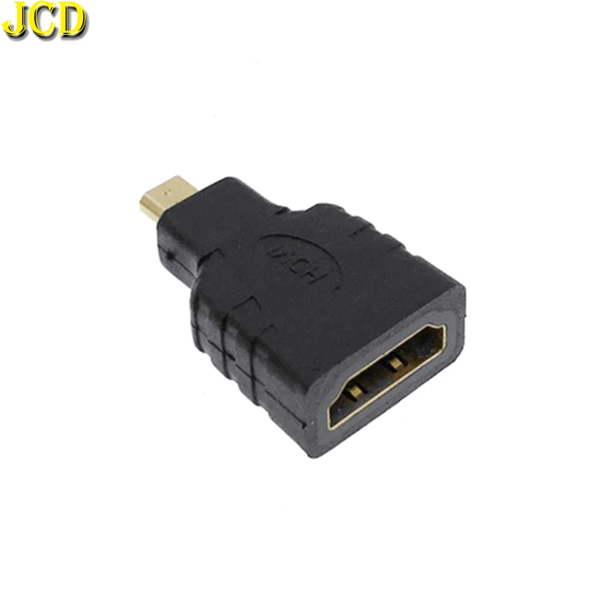 JCD 1 БР. Micro HDMI Мъжки към HDMI Женски Адаптер Тип D към Конектора HDMI Конвертор Адаптер За Xbox 360, PS3 HDTV L19 Изображение 4