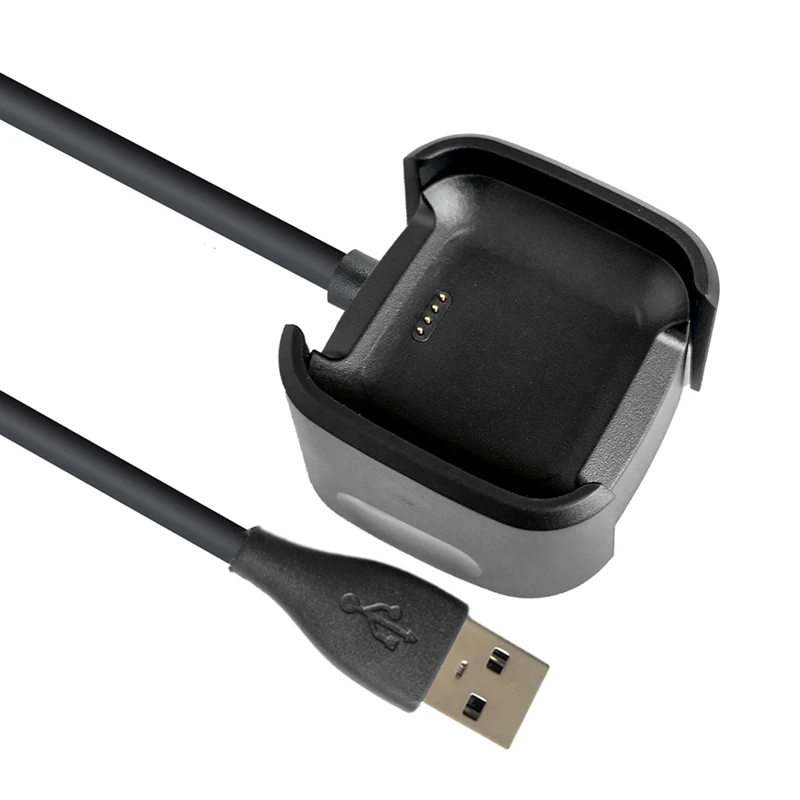 USB кабел За зареждане на Смарт часа Fitbit Versa, Бързо Зарядно Устройство, Зарядно устройство, Поставка За Часа Fitbit Versa 2, Аксесоари За Часовници Изображение 0