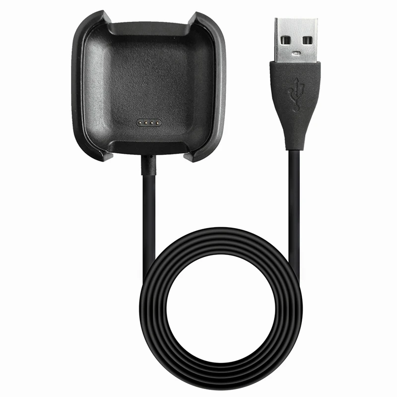 USB кабел За зареждане на Смарт часа Fitbit Versa, Бързо Зарядно Устройство, Зарядно устройство, Поставка За Часа Fitbit Versa 2, Аксесоари За Часовници Изображение 4