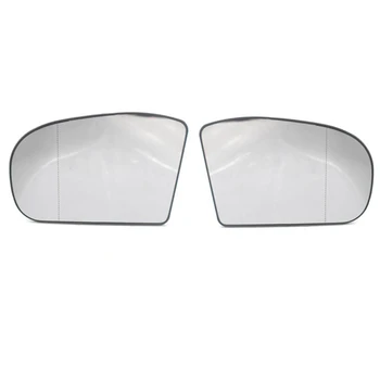 1 Двойка от Дясната и Лявата Страна на Огледалото за Обратно виждане Стъкло Лен Замяна за Mercedes Benz W203 W211 2038100121 2038101021