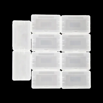 10шт Прозрачна Пластмасова Игри Касета Card Box Калъф за Носене За Nintend Game Boy GBA SP GBM