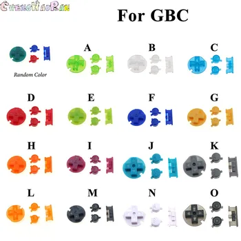 16 видове цветя 1 компл. За GameBoy цветен Бутон Във Формата на Миди, За Game boy Цветни Бутони GBC Играта подмяна на Бутона Комплект DIY Цвят