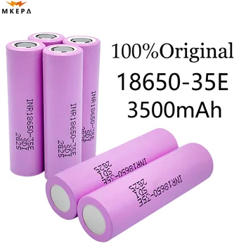 18650 батерия 18650 3500 mah 3,7 В 25A 18650 литиево-йонна батерия с висока мощност, оригинален, outil electrique 35E INR