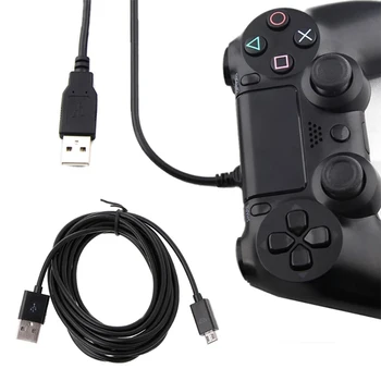 3 М USB Зарядно Устройство-Кабел За Sony Playstation 4 PS4 Xbox One/PS4/ТЪНЪК/Pro Гейм Контролер/кабел за зареждане Захранващ Кабел За Пренос на Данни на Линия