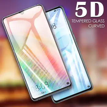 5D Извит Край Пълно Покритие от Закалено Стъкло За HuaWei P50 P40 P30 P20 Pro Plus Lite E XL 5G Защитно Фолио За Екрана