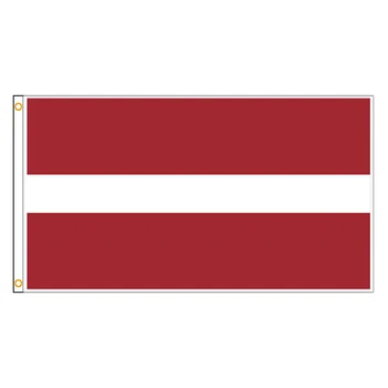 90x150 см Лъвове Република Латвия Знаме на Латвия