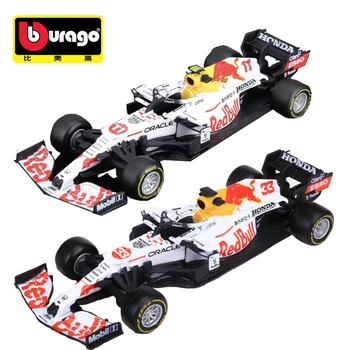 Bburago 1:43 Red Bull Racing 2021 RB16B #11 #33 Turkey F1 Formula Car Статични Гласове Автомобили са подбрани модел на Състезателна кола Играчки