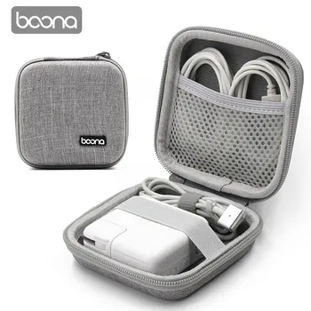 BOONA Аксесоари за Лаптоп Калъф За Съхранение на Пътен Захранване за Носене Електронни Джаджи Чанта за MacBook Air/Pro