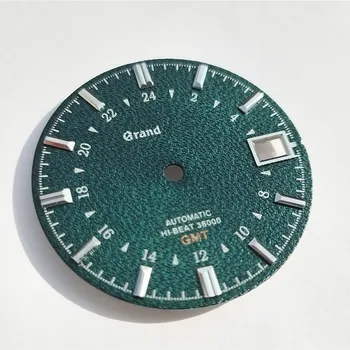 Dial S-образни часа с логото на gs за механизъм NH35 и 28,5 мм автоматичен механизъм Hi-beat 36000, благородна кацане на 3,0 и 3,8 часа