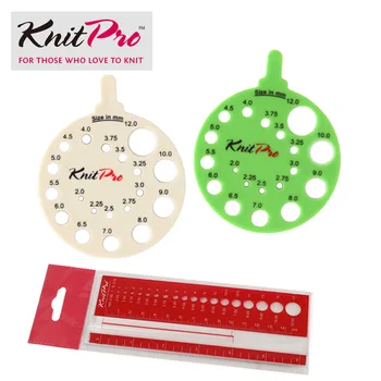 KnitPro Needle View Sizer Сензор Игла Състав за Плетиво на Аксесоари За Плетач