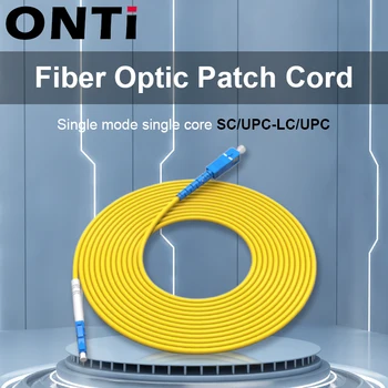 ONTi 0,5-100 м SC / UPC-LC / UPC оптичен Пач кабел 2,0 мм Однорежимный Оптичен кабел OS2 SM Симплексная Оптични FTTH скок