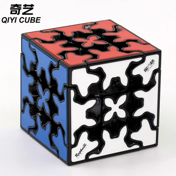 QiYi Gear Cube 3x3 Фея Пъзел направи различни съоръжения колелото на Куб Играчка Без Етикети, търговия на Едро цената е Лесно Обучение Умна Мъдрост Cubo Magico антистрес
