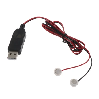 USB Магнитен Кабел, Зарядно Устройство за 3,7 В 14500 16340 26650 Смарт-Акумулаторна литиево-йонна Батерия, кабел за зареждане захранващ Кабел 1 м Универсален