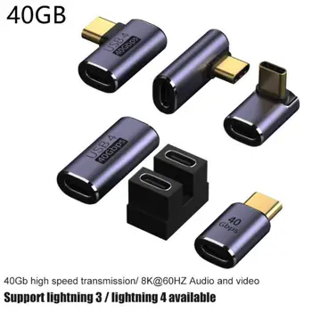 USBC 40 Gbit/с OTG Адаптер Thunderbolt3 8 До @ 60 Hz 100 W 5А USB-C Type-C Конвертор за Бързо Зареждане C USB Адаптер за Пренос на Данни на Macbook
