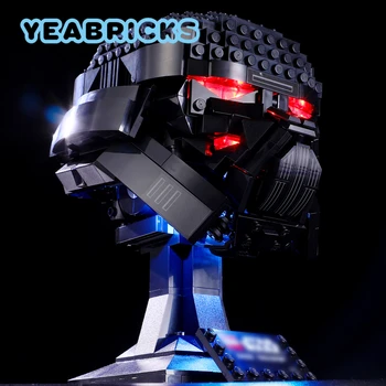 YEABRICKS Led Лампа Комплект за 75343 Каска Набор от градивни блокове (не включва модел) Тухли Играчки за Деца