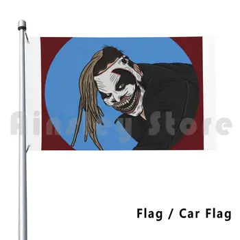 Yowie Wowie Флаг Кола Флаг Забавен Брей Уайът Изверг За Рестлинг Кечистът