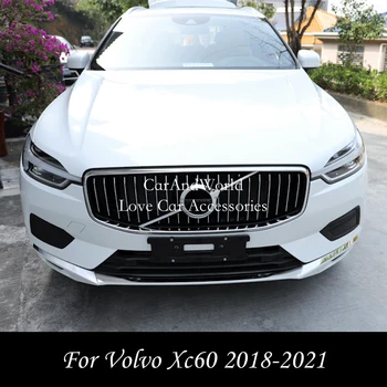 Апликации на Рамката на Бронята на Автомобила От Неръждаема Стомана, Предните Ъглова Делото, Декоративни Лайсни на предната Решетка За Volvo XC60 2018-2021, Автоаксесоари