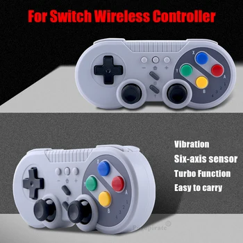 Безжичен контролер SM30 за Nintendo Switch Pro Gaming джойстик за Switch Pro Безжичен геймпад Дръжка за КОМПЮТРИ, съвместими с Bluetooth