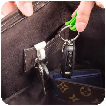 Вграден държач за ключове органайзер за съхранение на ключове в чантата Кука за организиране на ключове Случаен цвят 1 бр