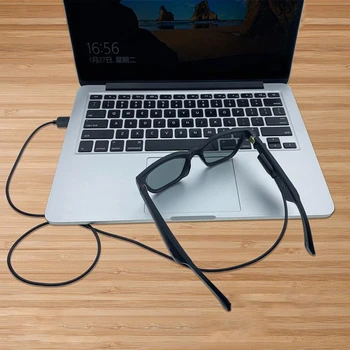 Гъвкав USB-кабел за зареждане с дължина 60 cm, съвместим с Bluetooth, Кабел за зарядно устройство за очила, съвместими с оправами Bose 24BB