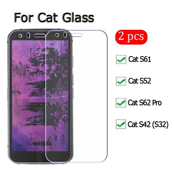 За Caterpillar Cat S52 S61 S32 S42 Темперирано Стъкло, Защитен От Надраскване, Защитно Фолио За Екрана Cat S62 Pro, Стъкло За смартфон