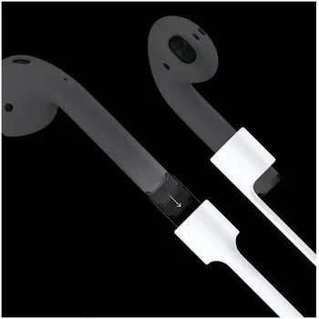 За Слушалки Apple Airpods Анти-Изгубен Каишка Контур Низ Въже за въздушно Шушулките Bluetooth Слушалки, Силиконов Кабел Кабел Аксесоари