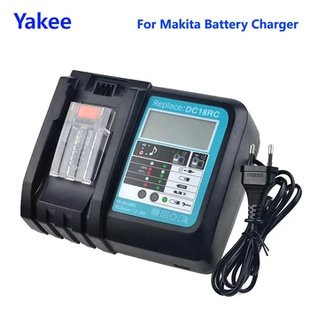 Зарядно устройство За Makita 14,4 18 На батерии BL1830 Bl1430 DC18RC DC18RC 3A зарядно устройство 14,4 18 В Bl1830 Bl1430 Електрическа Мощност