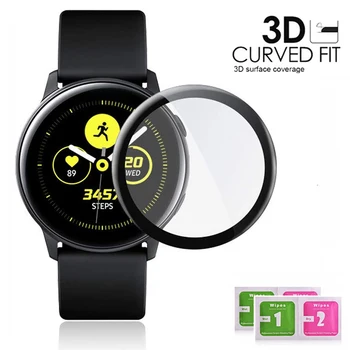 Защитно фолио за екрана 1/2 / 3ШТ за Samsung Galaxy Watch Active 2 44 мм 40 мм и Защитно Закалено стъкло Ультратонкое Пълно Покритие Фолио