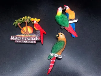 Имитация на мексиканския Канкунского папагал серия животни Характеристики на хладилника за пътуване