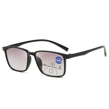 Интелигентна мултифокална прогресивни очила за четене за мъже и жени, очила с автоматично регулиране на близкия и стоки с двойно предназначение +100 +150 +200