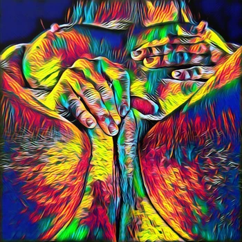 Интимна снимка на художествена живопис Диамантена Абстрактна Живопис Цветна Еротика Доставляющая Удоволствие Кошмарен Ръкоделие