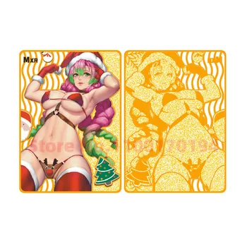 История на Богинята на Rem Kurumi Asui Tsuyu OCHACO URARAKA MSR Метални Колекционерски Картички За Деца, Подарък За Рожден Ден, Игри Карти Настолни Играчки