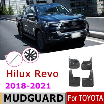 Калници За Toyota Hilux Revo 2021-2018 Калници Крило Калник На Задно Колело Калник На Задно Колело Крило На Предното И Задното 4 Бр. Автомобилни Аксесоари 2019