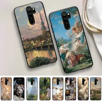 Калъф за мобилен телефон с художествени Рисунки от епохата на Възраждането за Samsung A51 A30s A52 A71 A12 за Huawei Honor 10i за OPPO vivo Y11 калъф
