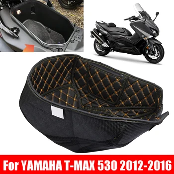 Мотоциклет Заден Багажник Карго Подложка Протектор Кожена Седалка Кофа Тампон За YAMAHA T-MAX530 TMAX530 T-MAX TMAX 530 2012-2016 2015