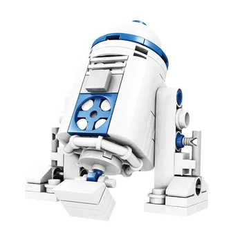 Нов 102 бр. Робот Звезден Космически Съюз Мини R2D2 Модел на R2-D2 Фигурка Война Градивен елемент на Тухли Момчета Класически Комплект Филми Подарък Играчки на Децата