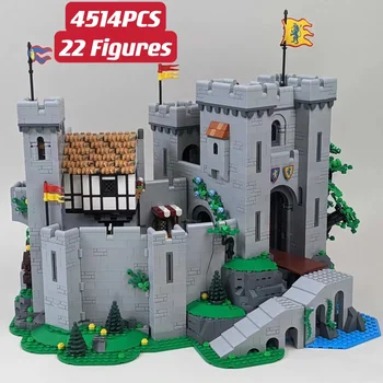 Нов Креативен 10305 Замъка на Рицарите тухли САМ Военна Война на 4 514 БР. Иконата на градивните елементи на Играчки за Коледни Подаръци за Деца