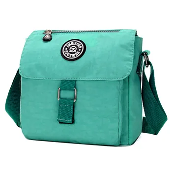 нова дамски пътна водоустойчива найлонова чанта на рамото за дами, дамски чанта bolsa, дамски модни морски плажни чанти през рамо