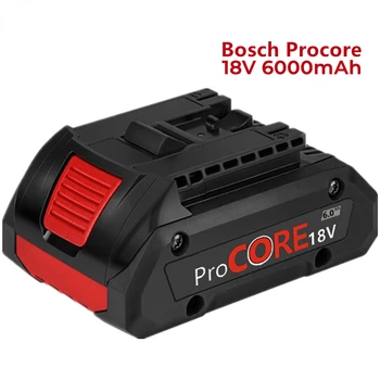 Нова литиево-йонна батерия 18V 6.0 Ah за Procore 1600A016GB за Акумулаторни Бормашини на Bosch 18VMax, Вградена батерия 2100 клетки
