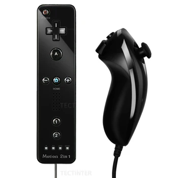 Новият 2 в 1 Безжично дистанционно управление За Nintendo Wii с Motion Plus Bluetooth, Дистанционно Управление За геймпада Nintend Wii
