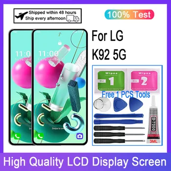 Оригинал За LG K92 5G LMK920 LM-K920 LCD Дисплей с сензорен екран Дигитайзер, Подмяна на