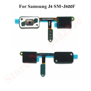 Оригинал За Samsung Galaxy J4 J400F SM-J400F Бутон Home Сензор за Връщане на Гъвкав кабел меню ключ конектор