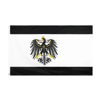ПИРАТ 3x5 fts Германия Пруски Немски Банер Флаг на Прусия