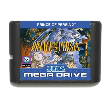 Принцът на Персия 2 MD 16 бита Игрална карта За Sega Mega Drive За Genesis