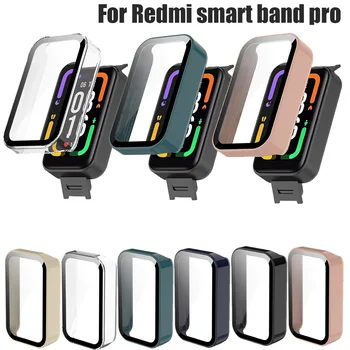 Пълен Защитен Калъф за КОМПЮТЪР, За да Redmi Smart band pro Smart Screen Protector Калъф За Redmi band pro Калъф във формата На Миди + Фолио, изработени от закалено Стъкло