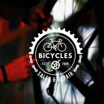 Работилница За Ремонт На Велосипеди На Пътен Под Наем Moutain Поддръжка На Велосипеди Стикери За Стени Прозорци Vinyl Знак Декора На Стените