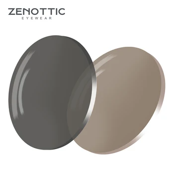 Рецепта фотохромичните лещи ZENOTTIC 1,56 1,61 1,67 (+12,00~-12,00) CR-39 асферичните дальнозоркие фотохромичните лещи за късогледство